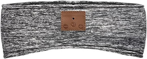 Sleep Headphones Bluetooth Sleeping Headband Soft Elastic Comfortable Sleeping Headphones Music Headband Great for Side Sleepers Running Yoga Insomnia Travel Gift for Men Women (Grey)