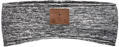 Sleep Headphones Bluetooth Sleeping Headband Soft Elastic Comfortable Sleeping Headphones Music Headband Great for Side Sleepers Running Yoga Insomnia Travel Gift for Men Women (Grey)