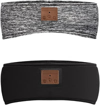 Sleep Headphones Bluetooth Sleeping Headband Soft Elastic Comfortable Sleeping Headphones Music Headband Great for Side Sleepers Running Yoga Insomnia Travel Gift for Men Women (Grey)