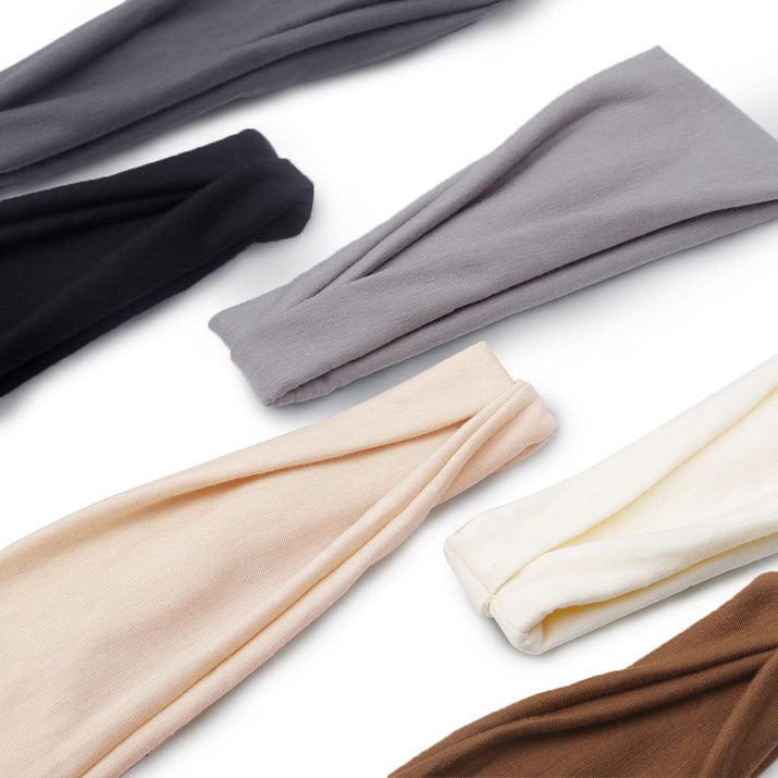 Workout Headbands for Women Wide Hair Headbands Yoga Sports Running Hair Bands Non Slip. Super Soft & Stretch Head Bands